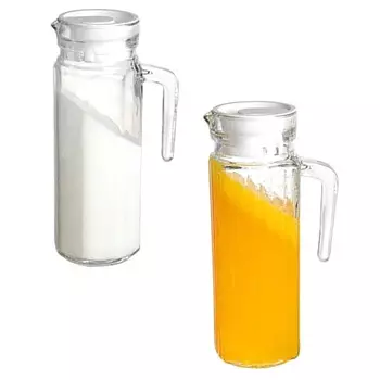 кувшин 970мл стекло с пластиковой крышкой