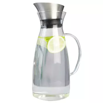 кувшин HAUSMANN 1,3л стекло, нерж. сталь, пластик