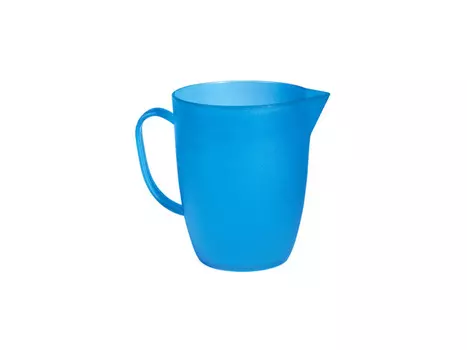 кувшин COSMOPLAST 1,25 л с носиком пластик в ассортименте