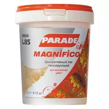 лак декоративный PARADE Deco Magnifico 0,9л бронза, арт.L85