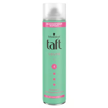 лак для волос TAFT Объем для тонких волос сверхсильная фиксация 350мл