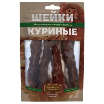лакомство для собак Деревенские лакомства шейки куриные 60г
