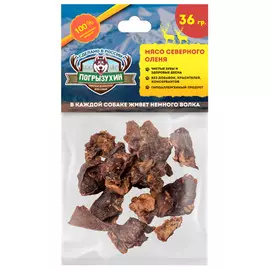 лакомство для собак Погрызухин Мясо северного оленя 36г