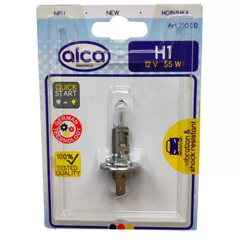 лампа ALCA OSRAM H1 12В 55Вт 1шт.
