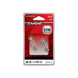 лампа AUTO STANDART C5W 12В 5Вт 2шт