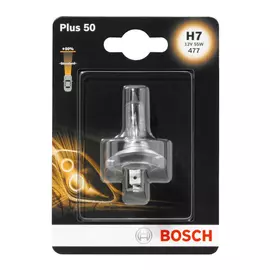 лампа BOSCH H7 12В 55Вт Plus 50%