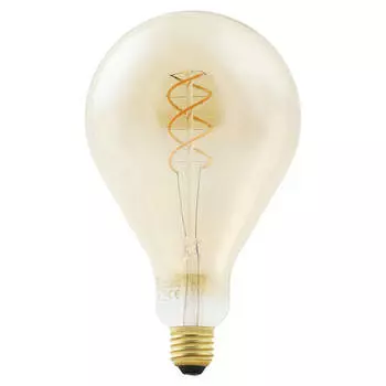 лампа филаментная 5Вт E27 теплый свет янтарь шар