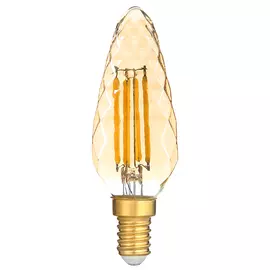 лампа филаментная HIPER Deco Filament Cone 5Вт E14 480Лм 6500K свеча