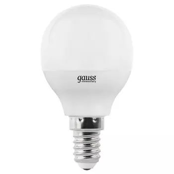 лампа GAUSS Elementary 10Вт Е14 LED 710Лм 3000K шар