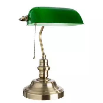 лампа настольная ARTE LAMP Banker E27 1х60Вт металл бронза