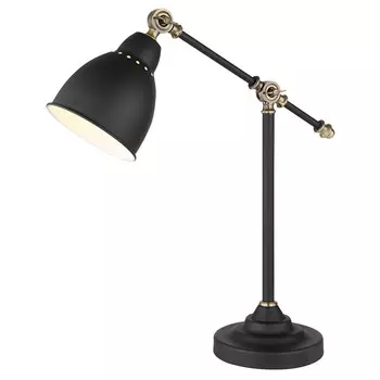 лампа настольная ARTE LAMP Braccio E27 1х60Вт металл черный