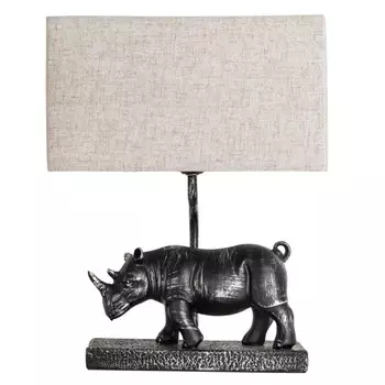 лампа настольная ARTE LAMP Clark E27 40Вт текстиль серый