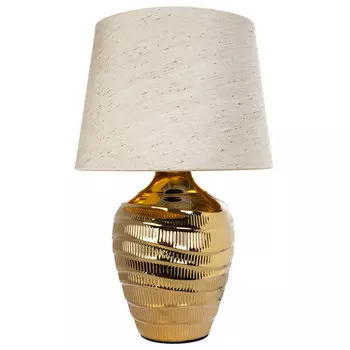 лампа настольная ARTE LAMP Korfu E27 1х40Вт кермика золото