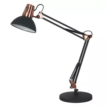 лампа настольная CAMELION Berlin E27 40Вт черный медный