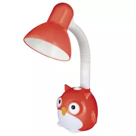 лампа настольная CAMELION Сова KD-380 C04 230В 40Вт E27 красный