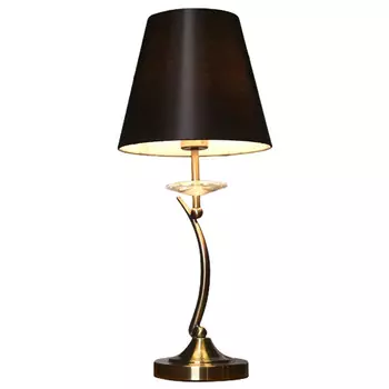 лампа настольная DE FRAN Barbara Е27 220В 60Вт D59см металл+ хрусталь+ ткань