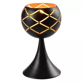 лампа настольная DE FRAN Кубок Е27 220В 60Вт D27см металл черный