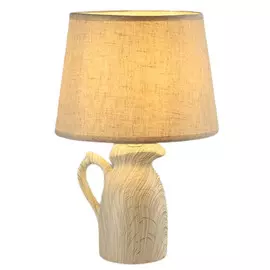 лампа настольная DE FRAN Кувшин Е14 220В 40Вт D34см керамика ткань