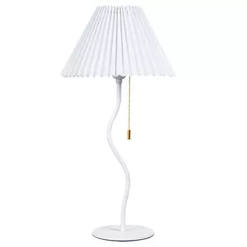 лампа настольная декоративная ARTE LAMP Agatha E27 1х15Вт металл белый
