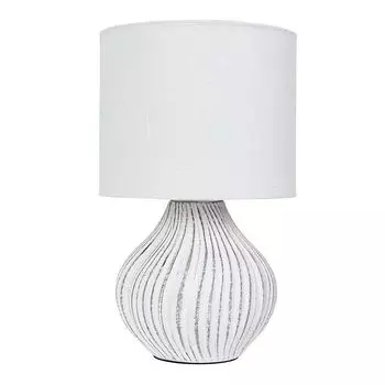 лампа настольная декоративная ARTE LAMP Nusakan E14 1х40Вт металл белый