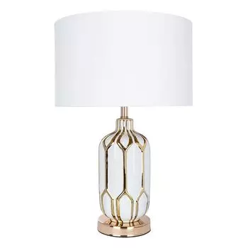 лампа настольная декоративная ARTE LAMP Revati E27 1х40Вт металл белый