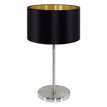 лампа настольная EGLO Maserlo 1х60Вт E27 сталь черный