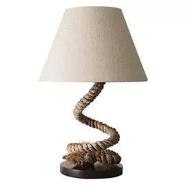 лампа настольная EGLO Rampside 1х60Вт E27 черный/бежевый