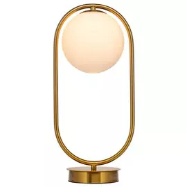 лампа настольная LAMPLANDIA Ariza 1x5Вт G9 металл золото