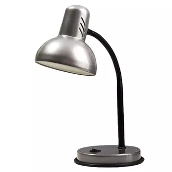 лампа настольная ЛАЗУРИТ 60Вт Е27 серебро