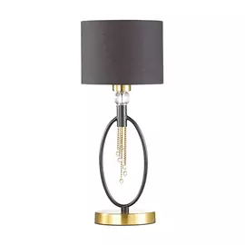 лампа настольная LUMION Santiago 1х60Вт E27 металл черный