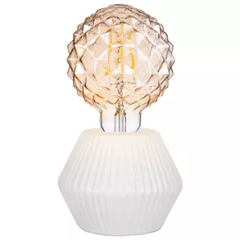 лампа настольная RITTER Biscuit керамика E27 40Вт белый