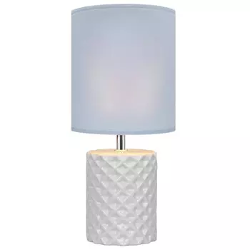 лампа настольная RITTER Squama E14 40Вт белый голубой