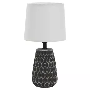 лампа настольная RIVOLI Bertha E14 40Вт керамика ткань черная