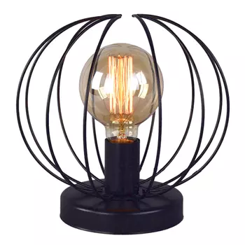 лампа настольная РОССВЕТ Центавр 1х60Вт Е27 металл черный