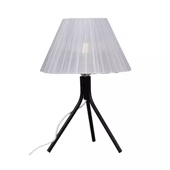 лампа настольная РОССВЕТ Менуэт 1х60Вт Е27 металл черный