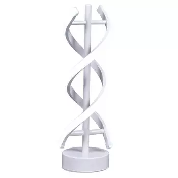 лампа настольная РОССВЕТ Стихия 2х20Вт LED металл белый