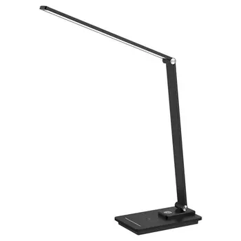 лампа настольная светодиодная ФОТОН 7Вт LED QI зарядка диммер черная