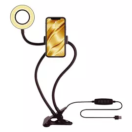 лампа настольная светодиодная REV 24Вт LED 500Лм 6000К для смартфона черный