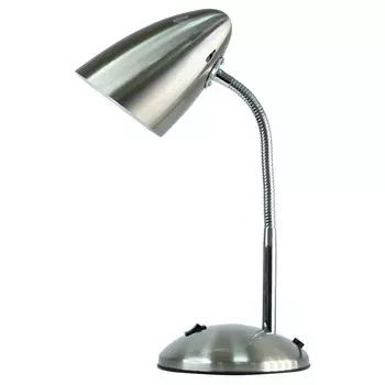 лампа настольная ТРАНСВИТ Аэро 40Вт Е27 серебристый