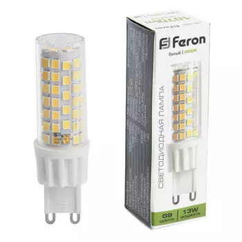 лампа светодиодная FERON 13Вт 230В G9 4000K JCD