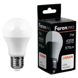 лампа светодиодная FERON 15Вт E27 1260Лм 4000K груша