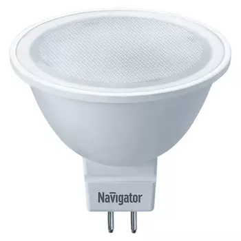 лампа светодиодная NAVIGATOR 7Вт 560Лм 4000K GU5,3 MR16 230В матовый спот