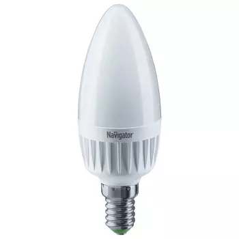 лампа светодиодная NAVIGATOR 7Вт Е14 4000К 230В свеча DIMM С37