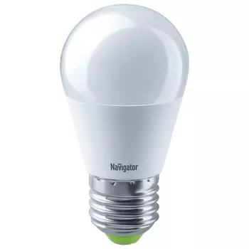 лампа светодиодная Navigator 8,5Вт Е27 264В 4000K шар