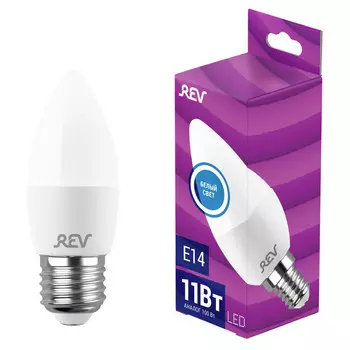 лампа светодиодная REV 11Вт Е14 880Лм 4000K свеча