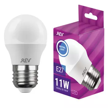 лампа светодиодная REV 11Вт Е27 4000K 880Лм шар