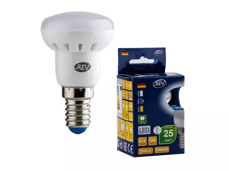 лампа светодиодная REV 3Вт E14 230лм 4000K 220В рефлектор R50
