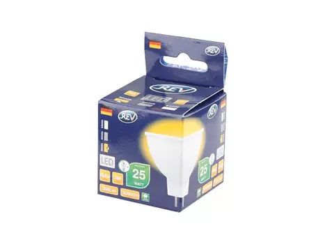 лампа светодиодная REV 3Вт GU5.3 225лм 3000K 220В спот MR16