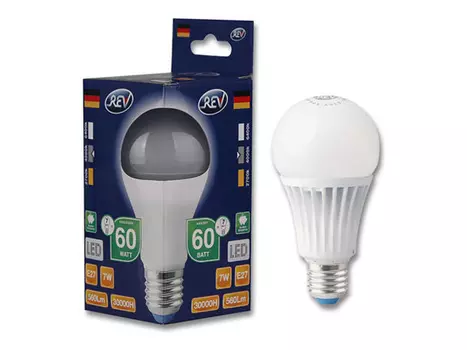 лампа светодиодная REV 7Вт E27 560лм 4000K 220В груша A60