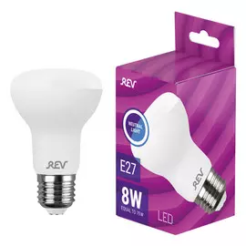 лампа светодиодная REV R63 8Вт Е27 4000K 640Лм рефлектор